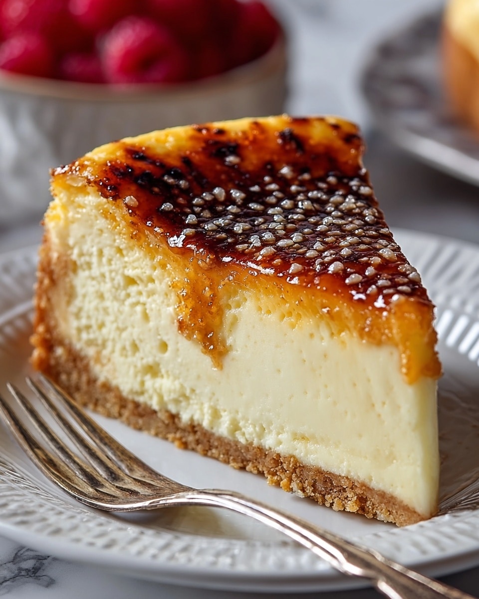 Crème Brûlée Cheesecake Recipe - Recipe Image