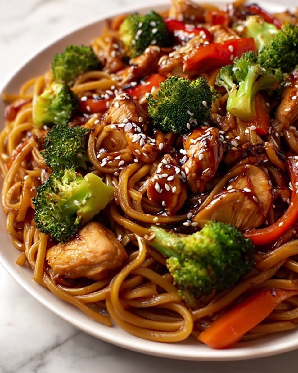 Chicken Teriyaki Noodles Recipe - Recipe Image