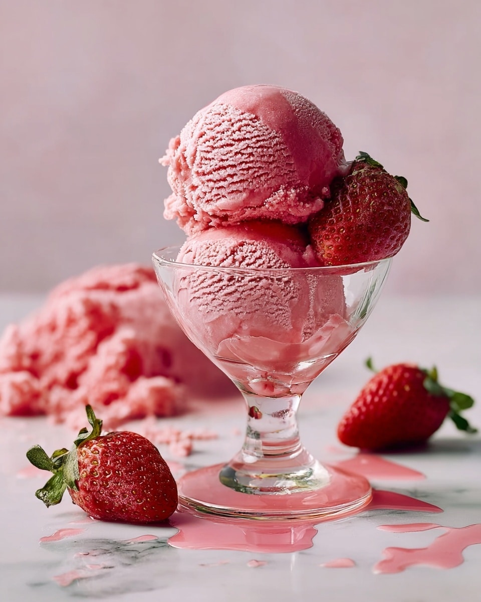 Strawberry Sorbet Recipe - Recipe Image