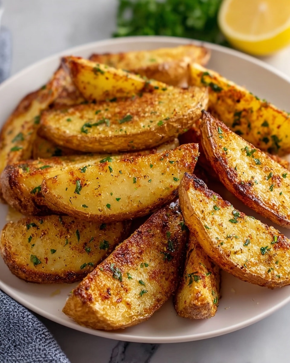 Grilled Lemon Herb Potatoes Recipe - Recipe Image