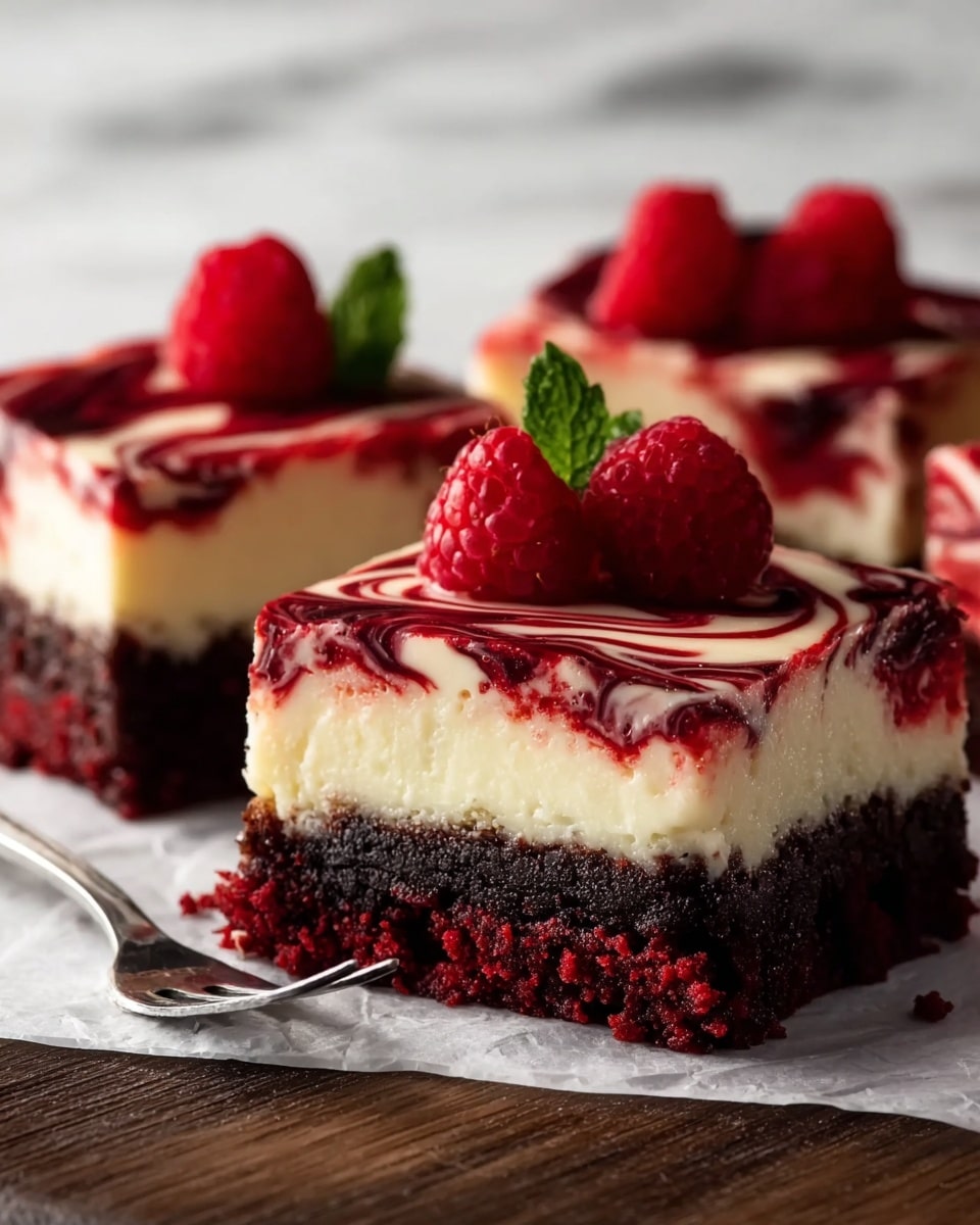 Red Velvet Cheesecake Brownies Recipe - Recipe Image