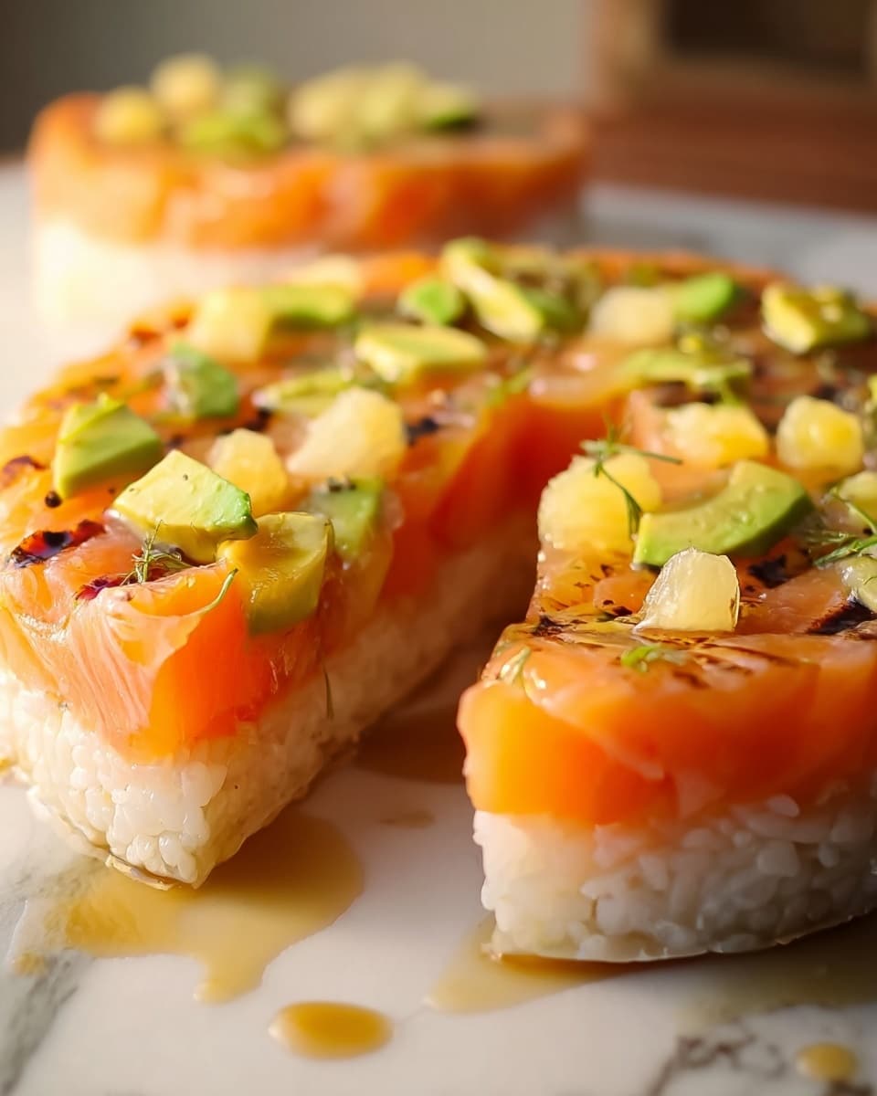 Baked Salmon Sushi Recipe - Recipe Image