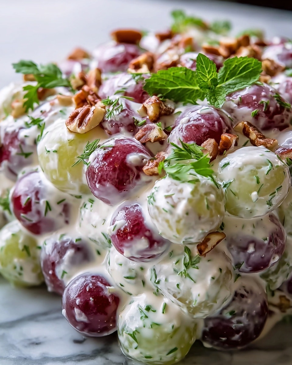 Creamy Grape Salad Recipe - Recipe Image