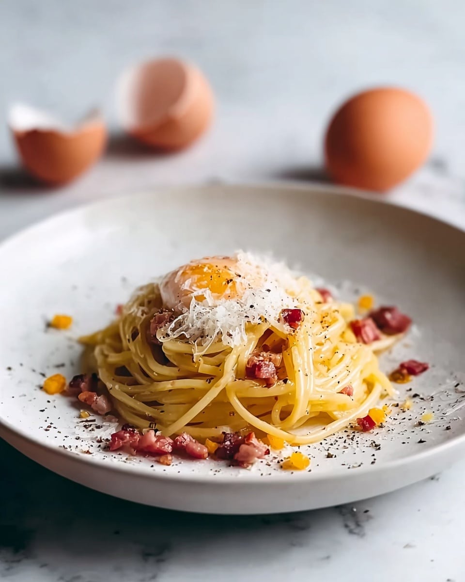 How to Make Spaghetti Alla Carbonara Recipe - Recipe Image