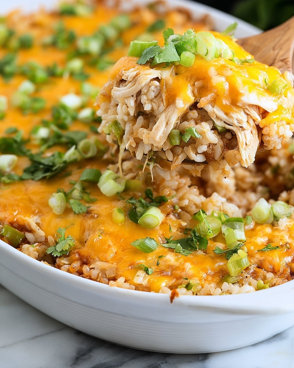 Green Chile Chicken and Rice Casserole Recipe - Recipe Image