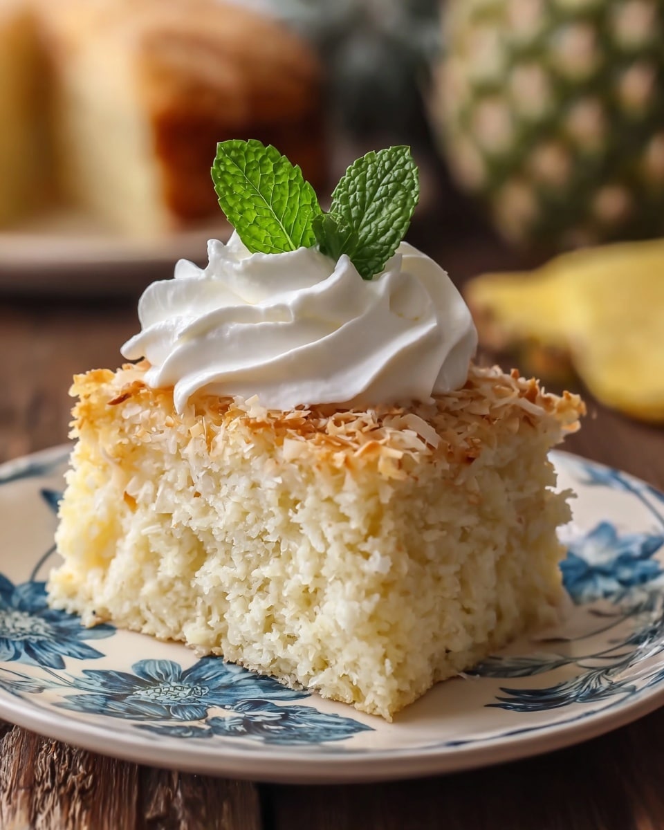 Weight Watchers Pineapple Angel Food Cake Recipe - Recipe Image