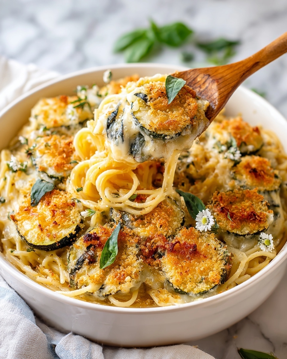 Crispy Zucchini Spaghetti Recipe - Recipe Image