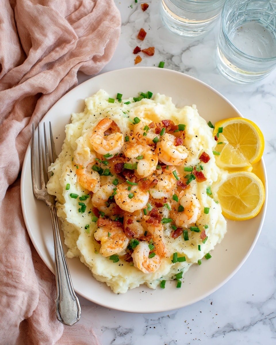 Low Carb Keto Shrimp and Grits Recipe - Recipe Image