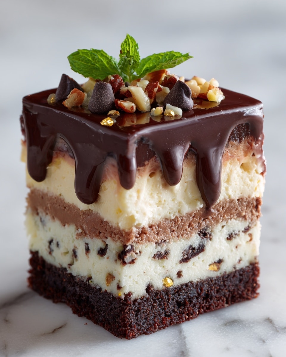 Chocolate Peanut Butter Poke Cake Recipe - Recipe Image