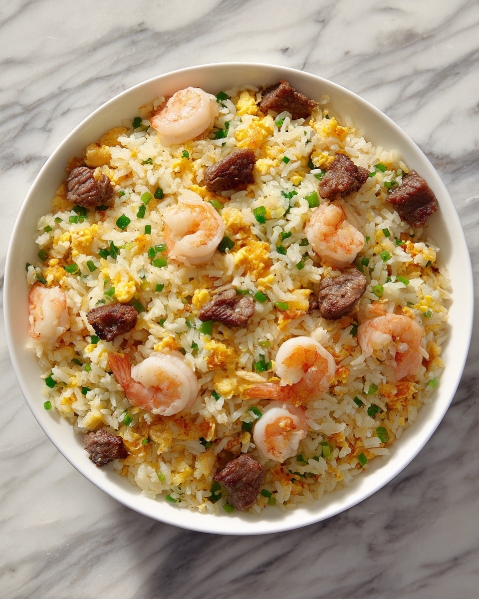Shrimp and Steak Fried Rice Recipe - Recipe Image
