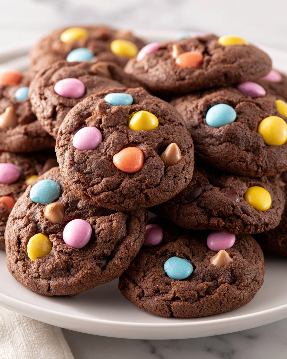 Easter Egg Brownie Cookies Recipe - Recipe Image