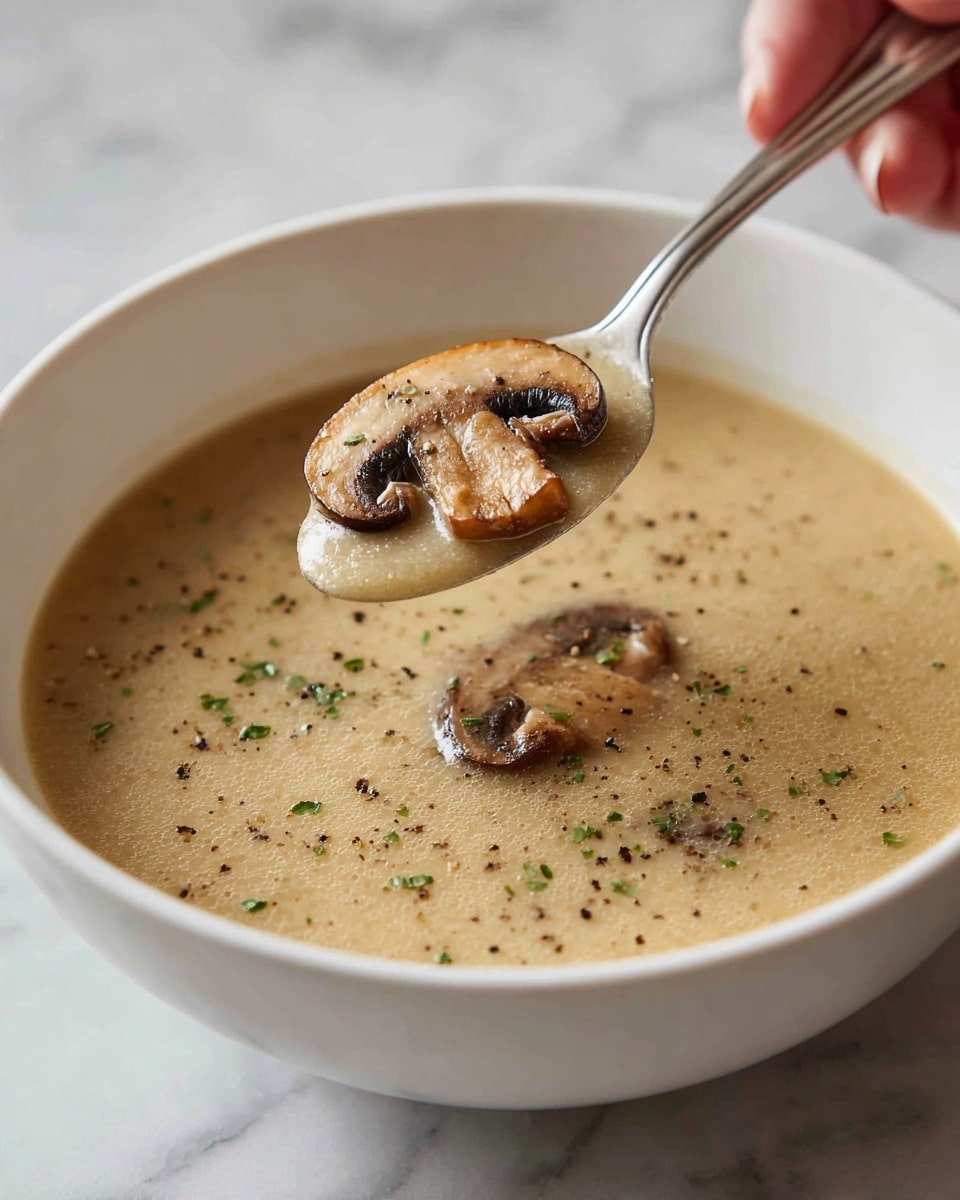 Creamy Mushroom Soup Recipe - Recipe Image