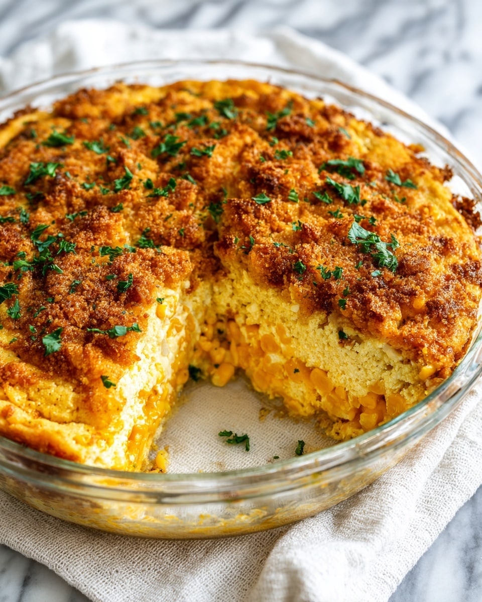 Cheddar Sweet Corn Pie Recipe - Recipe Image