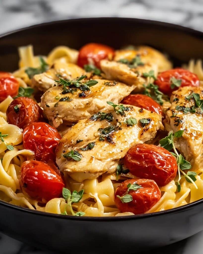 Tuscan Chicken Pasta Recipe