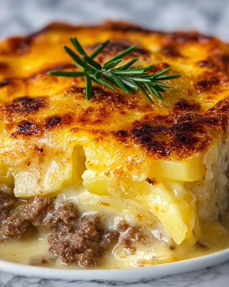 Beef Potato Cheese Casserole Recipe