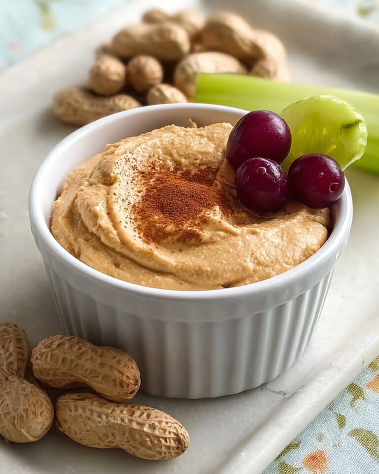 Spiced Peanut Butter Yogurt Dip Recipe