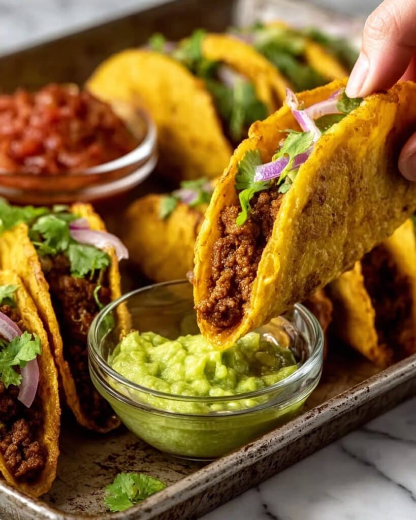 Crispy Ground Beef Tacos Recipe