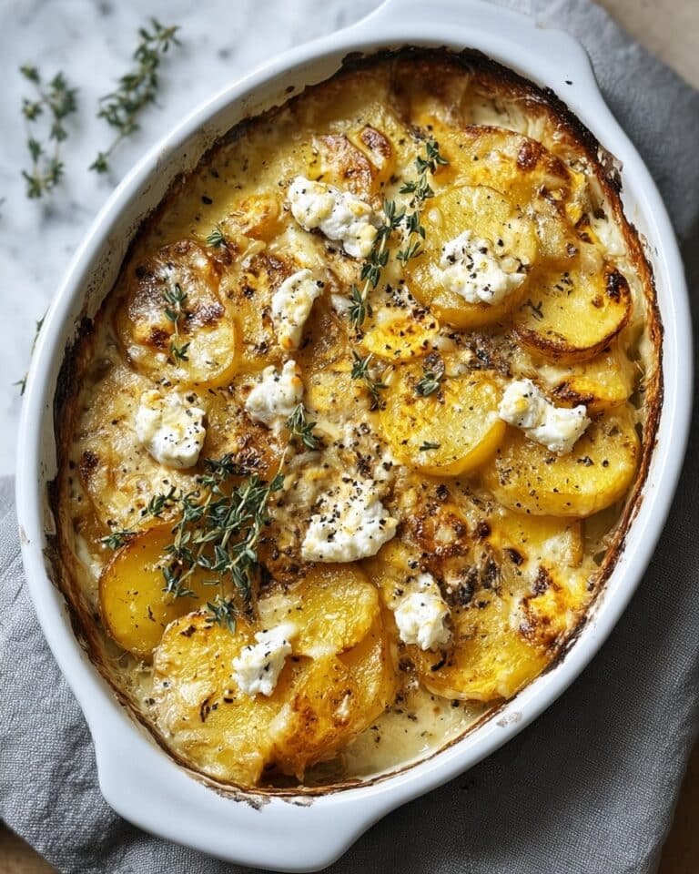 Baked Feta Potatoes Recipe