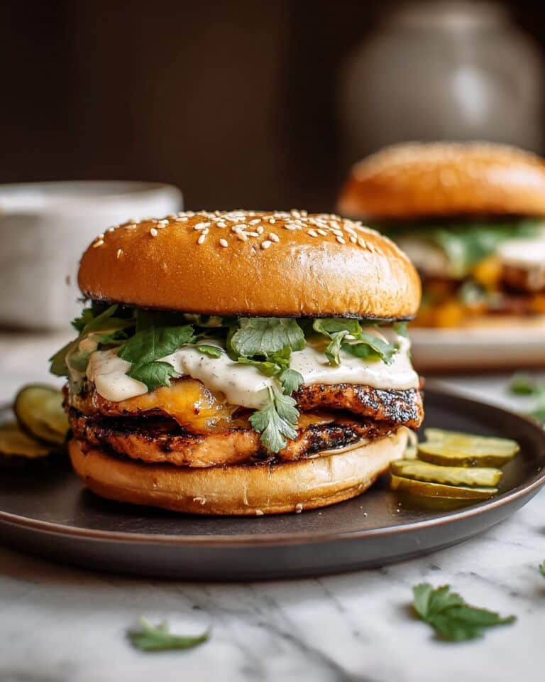 Chipotle Cheddar Chicken Burgers Recipe