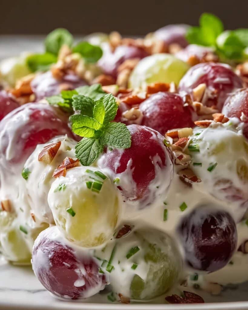 Creamy Grape Salad Recipe