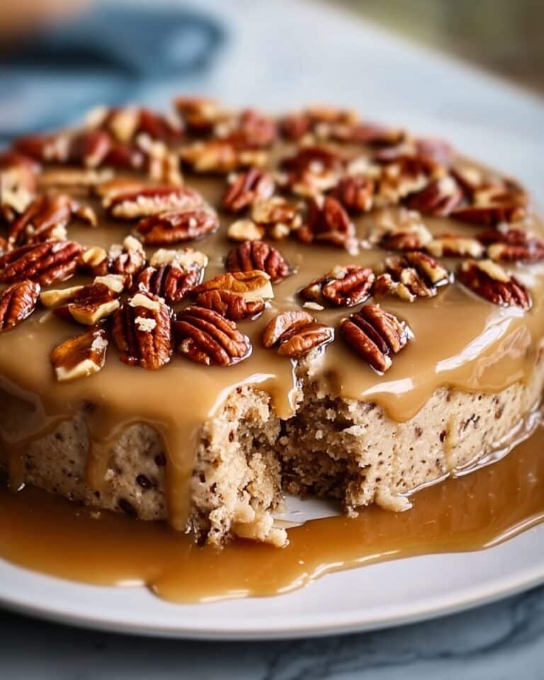 Butter Pecan Praline Poke Cake Recipe
