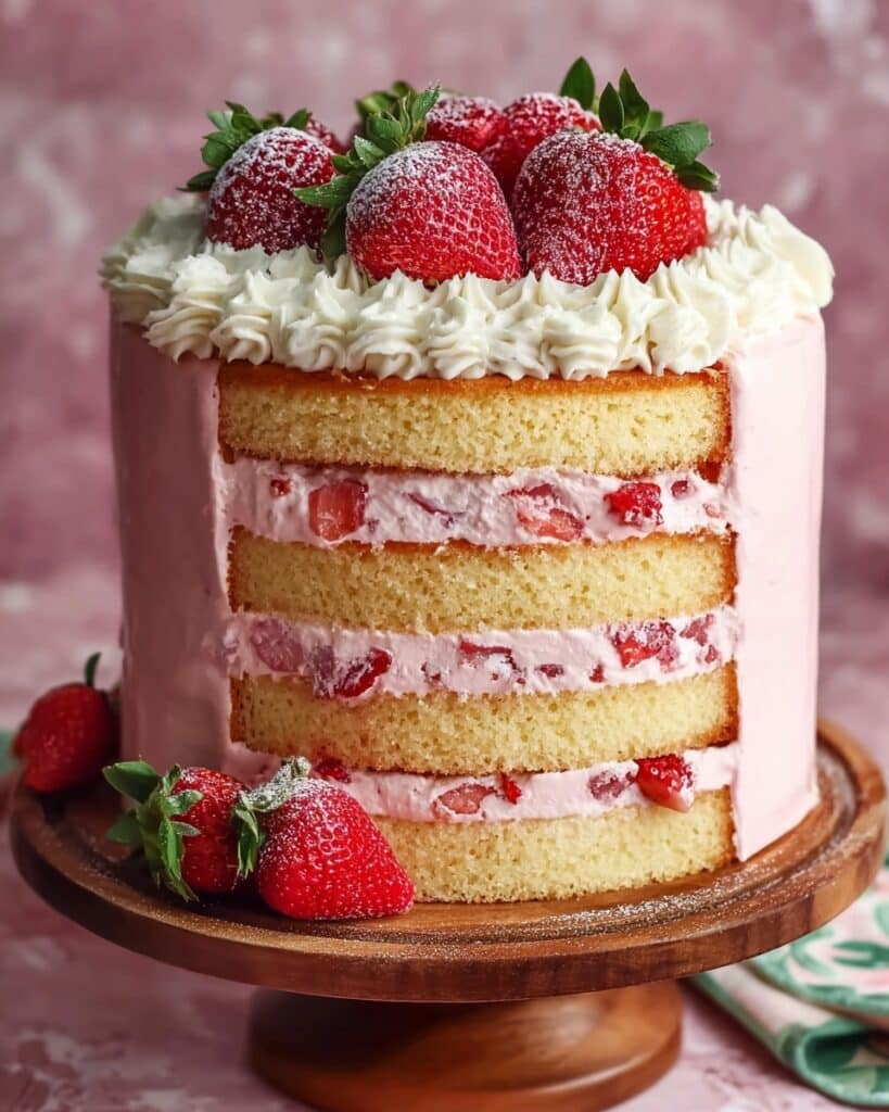 Best Strawberry Cake Ever Recipe