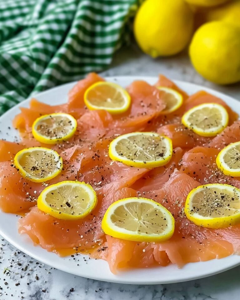 Carpaccio Di Salmone Recipe