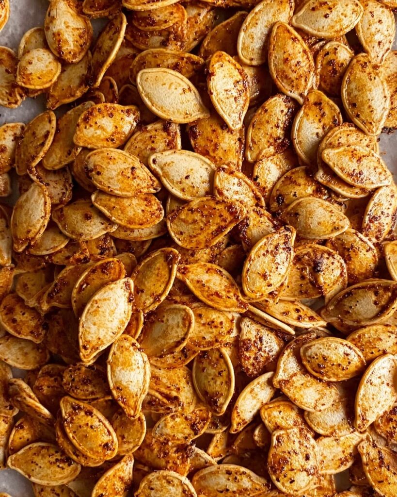Cinnamon Sugar Roasted Pumpkin Seeds Recipe