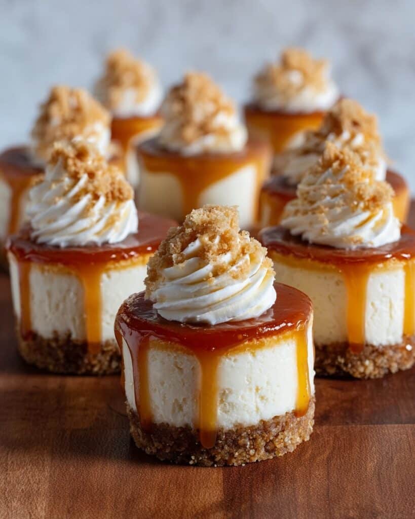 Mini Dulce de Leche Cheesecakes Recipe