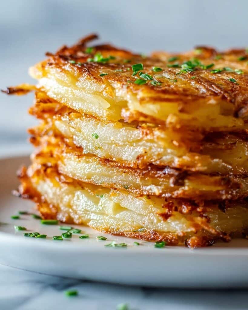 Creamy Potato Stacks Recipe