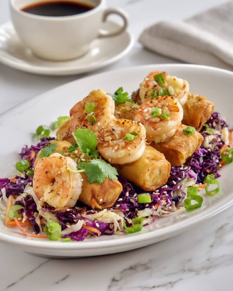 Crispy Shrimp and Cabbage Egg Rolls Recipe