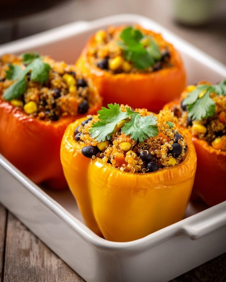 Quinoa Stuffed Bell Peppers: A Healthy, Flavorful Meal Recipe