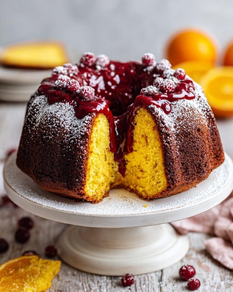 Cranberry Orange Bundt Cake Recipe