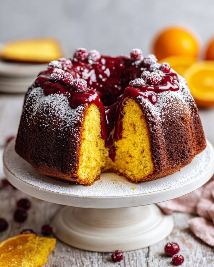 Cranberry Orange Bundt Cake Recipe
