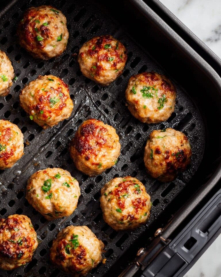 Air Fryer Chicken Parmesan Meatballs Recipe