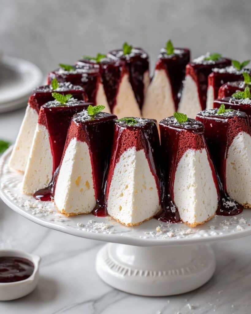 Layered Red Velvet Cheesecake Bundt Cake Recipe