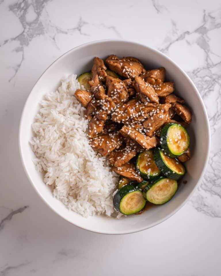 Ponzu Zucchini Stir Fry with Chicken Recipe