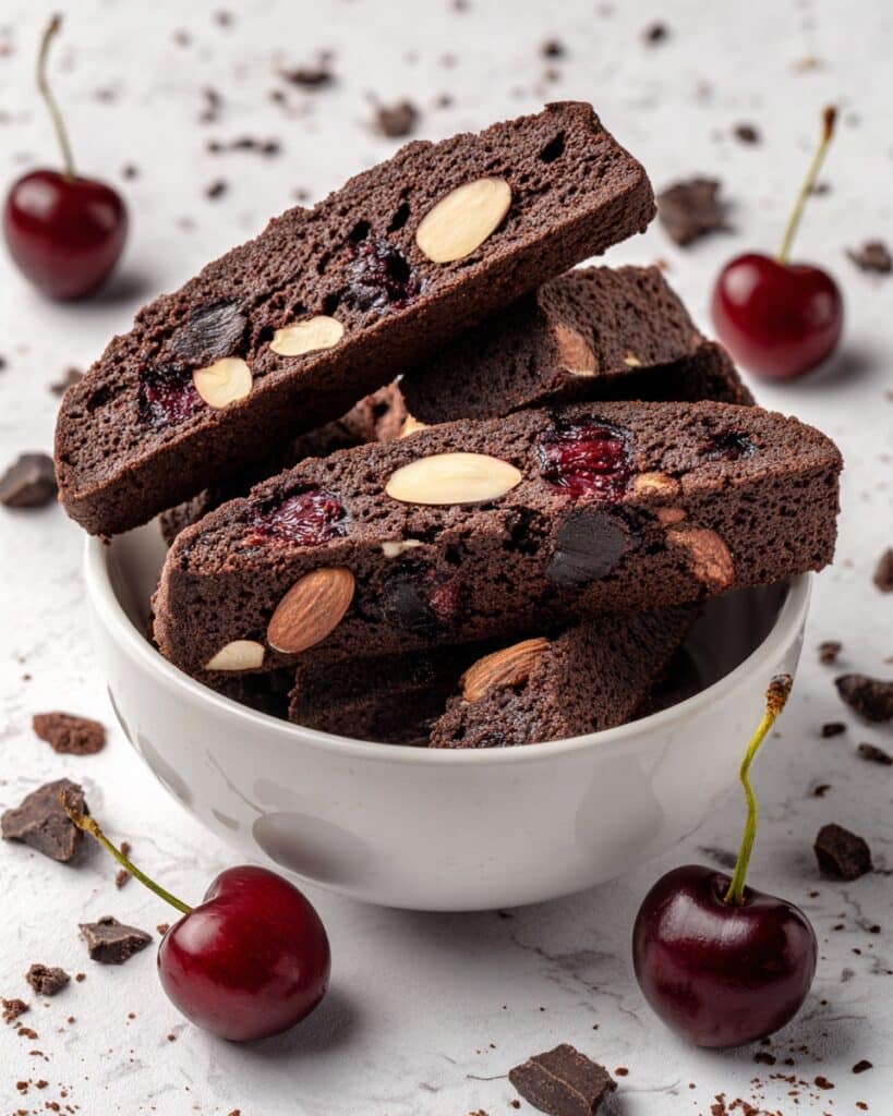 Decadent Chocolate Cherry Biscotti Recipe