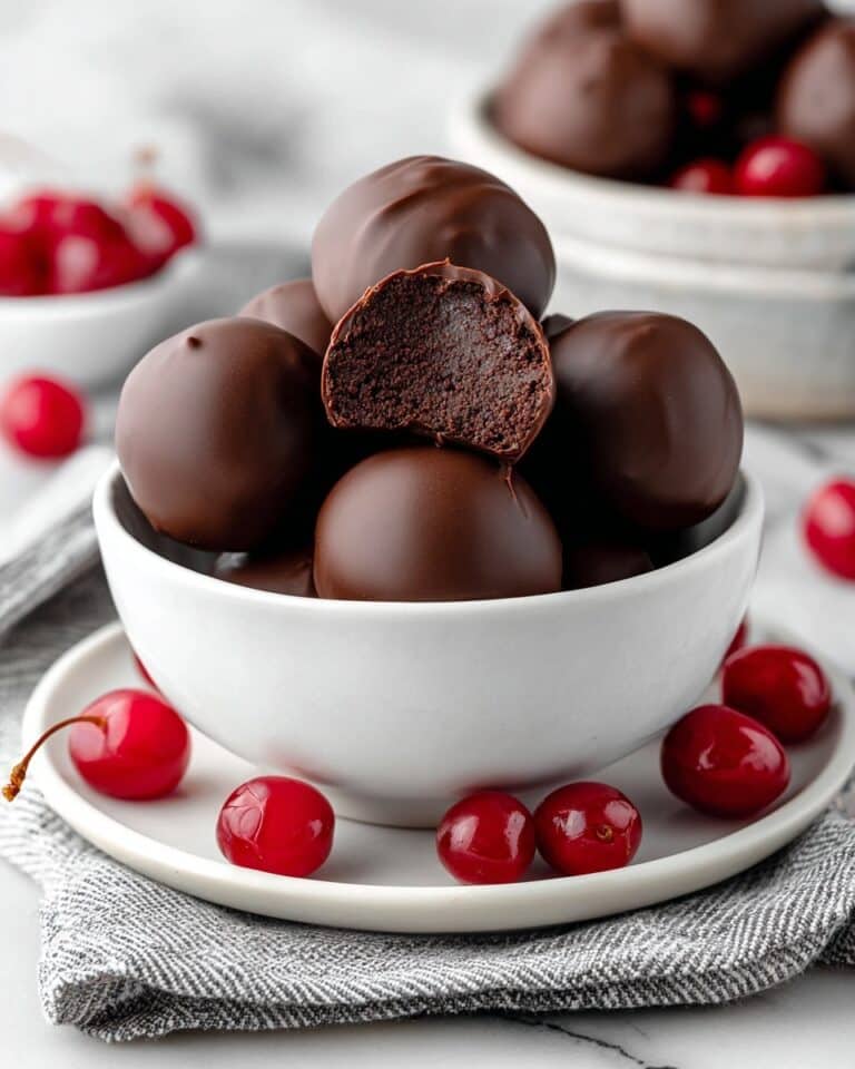 Chocolate Covered Cherry Brownie Bombs Recipe