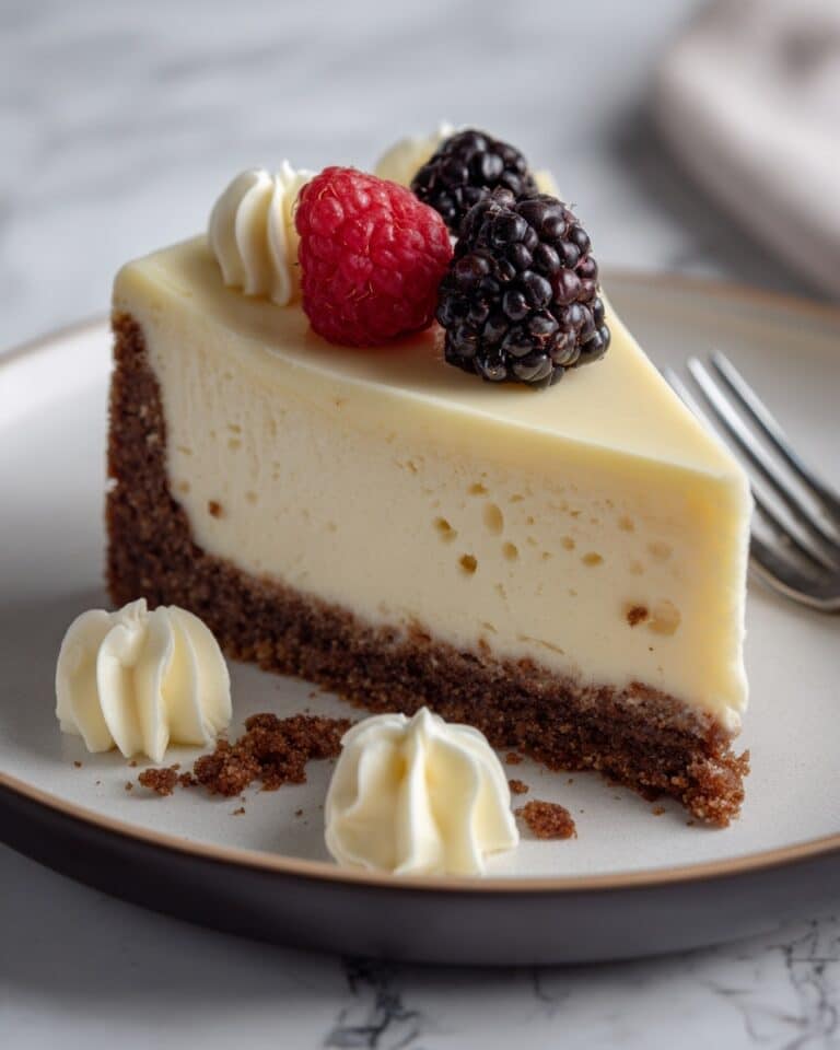 Creamy Baked Cheesecake Recipe