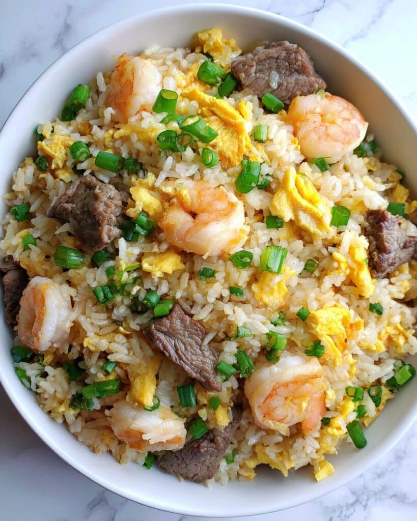 Shrimp and Steak Fried Rice Recipe
