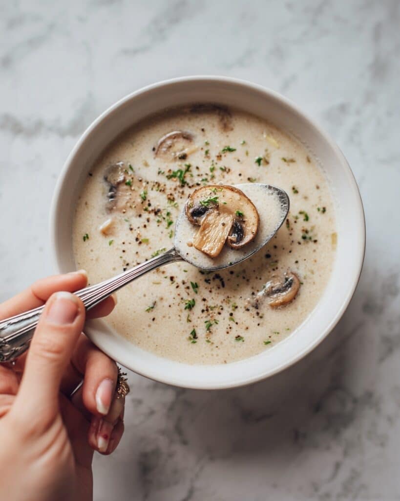 Creamy Mushroom Soup Recipe
