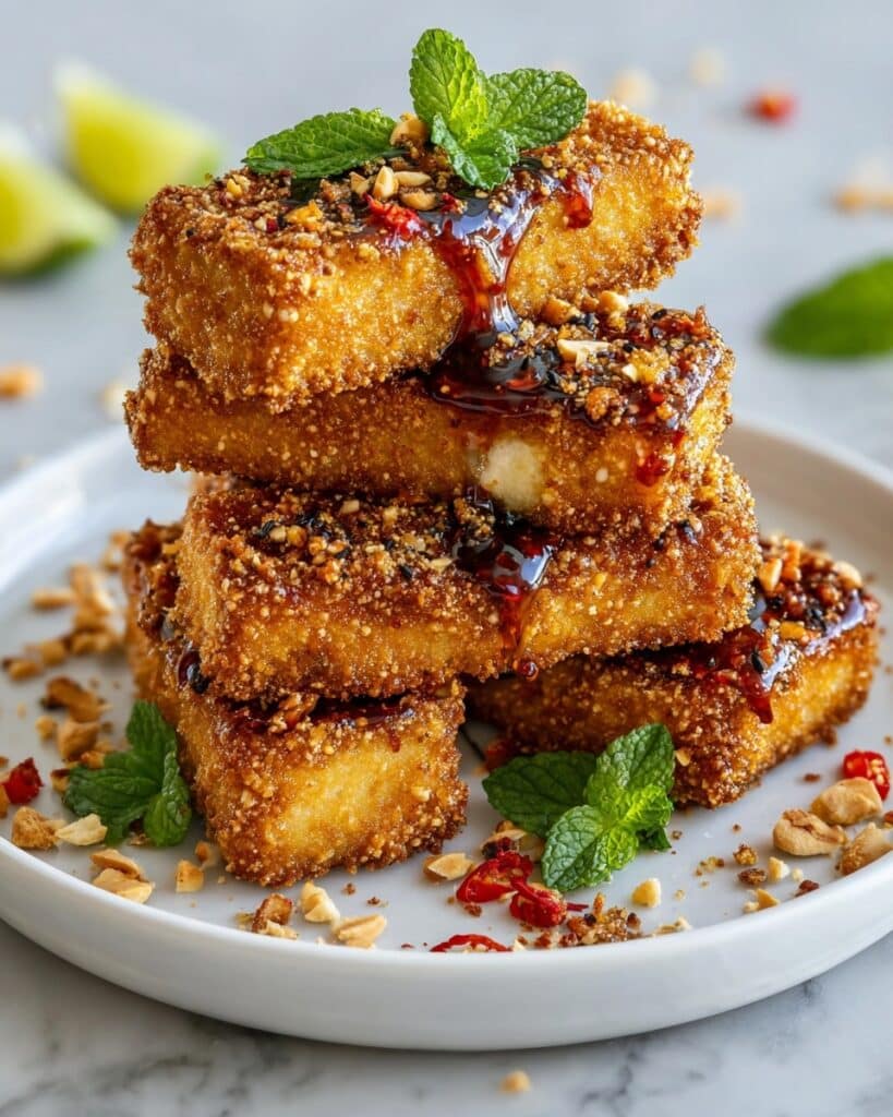 Swicy Pistachio Halloumi with Lime Glaze Recipe