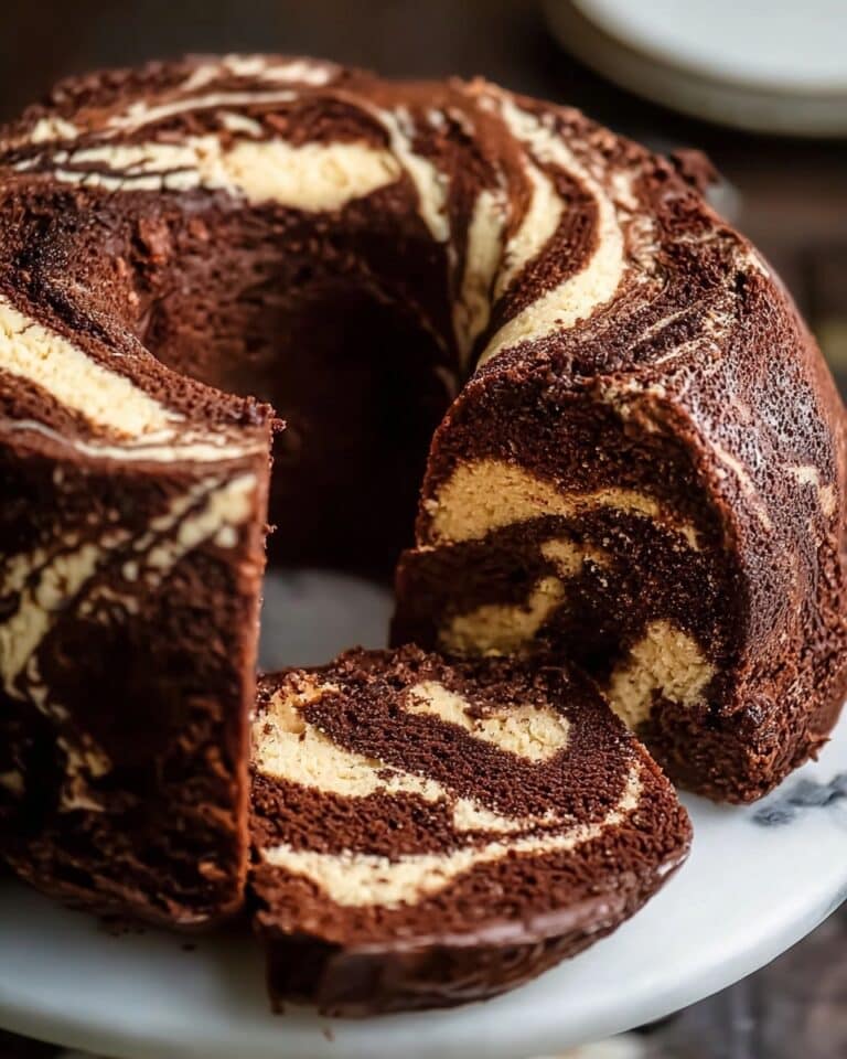 Double Chocolate Ricotta Marble Cake Recipe