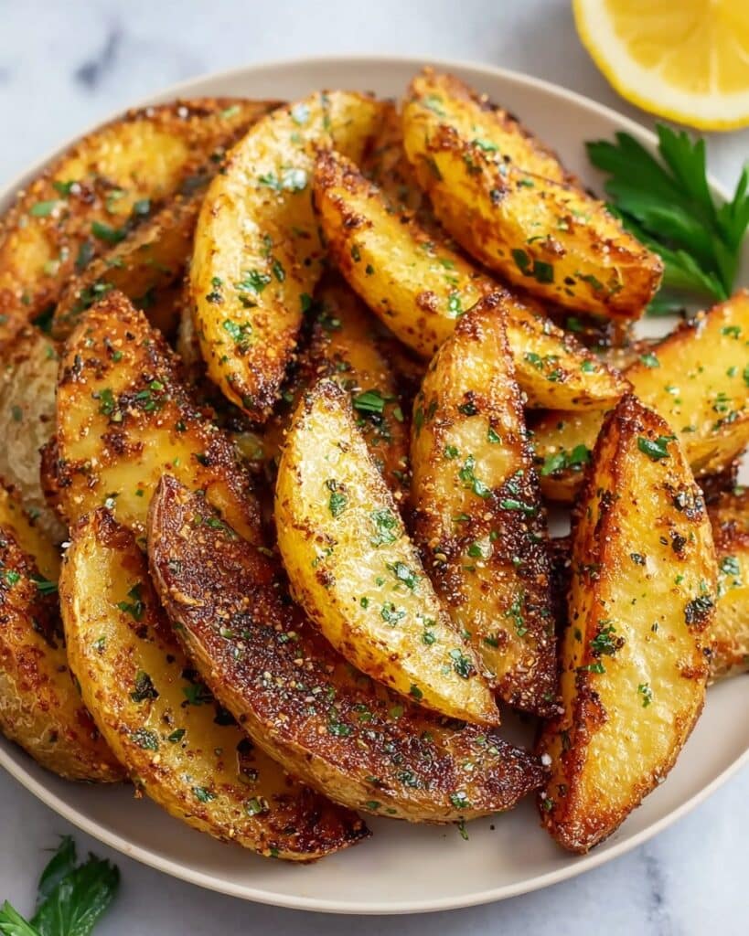 Grilled Lemon Herb Potatoes Recipe