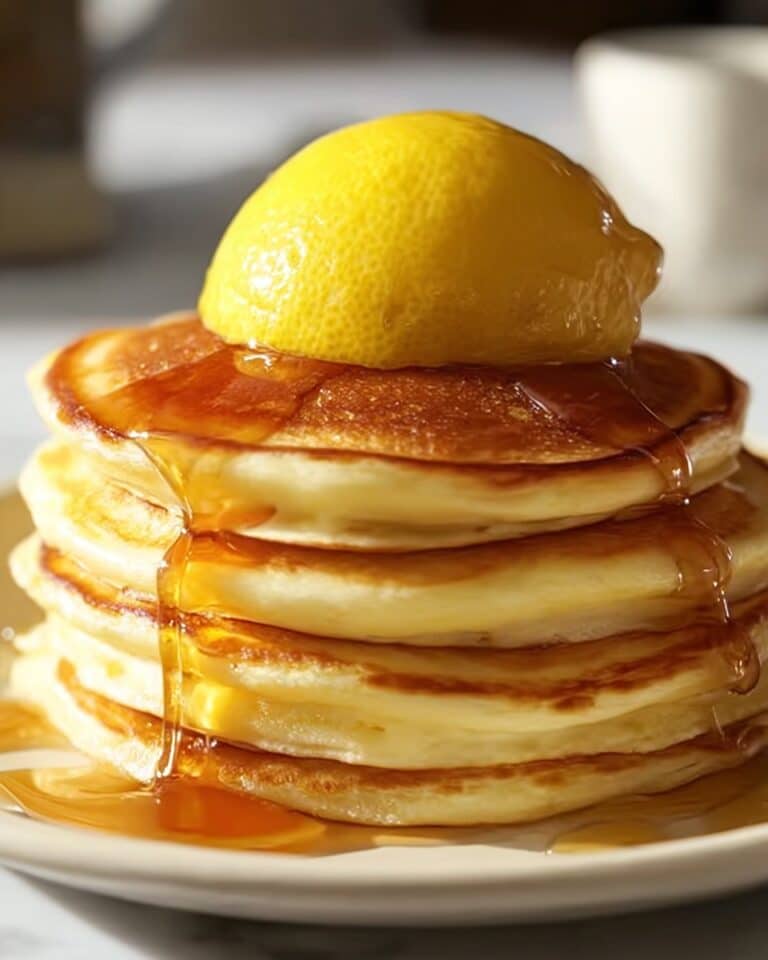 Lemon Curd Filled Pancakes Recipe
