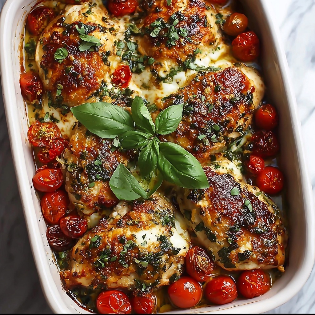 Baked Tuscan Chicken Casserole Recipe - Recipe Image