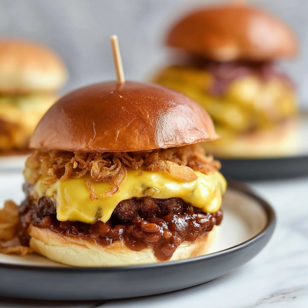 Chili Cheeseburgers Recipe - Recipe Image