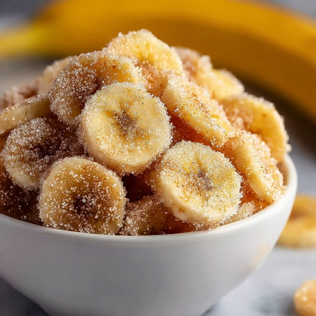 Cinnamon-Sugar Air Fryer Banana Chips Recipe - Recipe Image