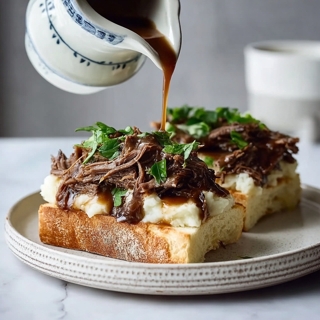 Slow Cooker Shredded Roast Beef Sandwiches Recipe - Recipe Image
